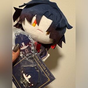 Honkai Star Rail HSR 星穹铁道 Blade Plush Pin Keychain Set
